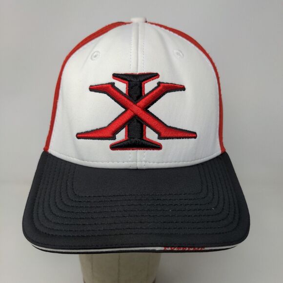 XG Extreme Mens Fitted Hat White Black Size M Embroidered Logo - Picture 2 of 13